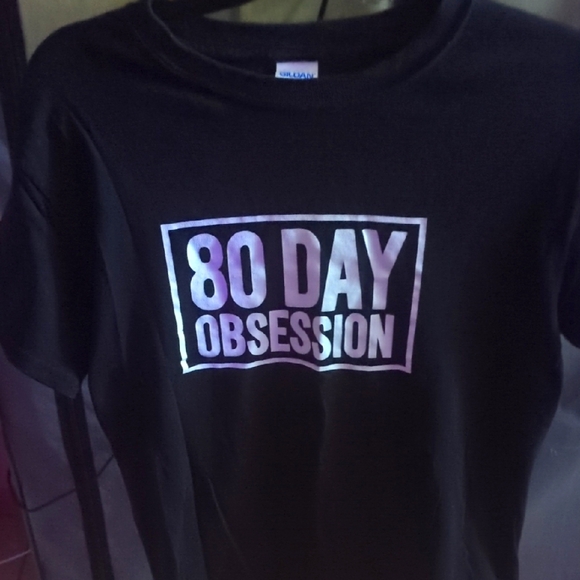 80 Day Obsession Black T-Shirt - Picture 1 of 2